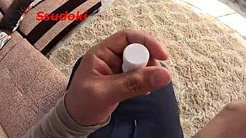 Latina neighbor gives blowjob and tight wet pussy orgasm