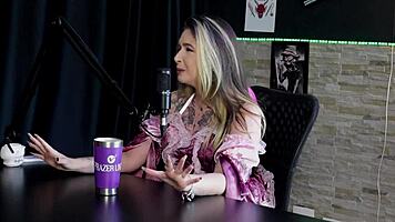 Teen Blonde in Lingerie Enjoys First Time Menage and Halloween Fun