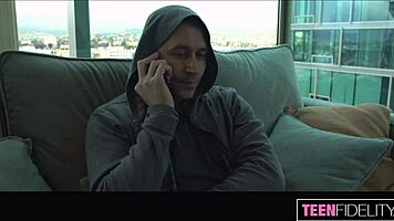 james cheats with maya's tight pussy on teenfidelity