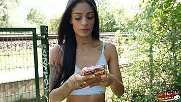 hey, check out skinny latina breiny zoe picked up for no condom casting fuck in berlin 😏