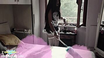 Hot latina maid performs kinky pov roleplay