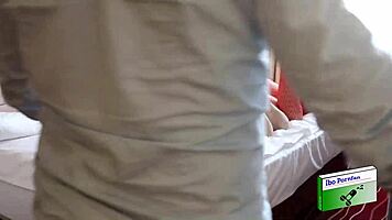 Three Models Engage One Man