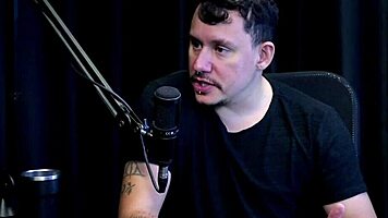 Hot Latina Brunette Teases in Sheer Red