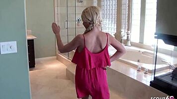 Tiny Blonde Kelly Surfer's Holiday Sex Tape With Boyfriend