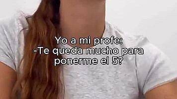 Handjob To The Teacher