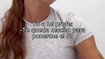 Handjob To The Teacher