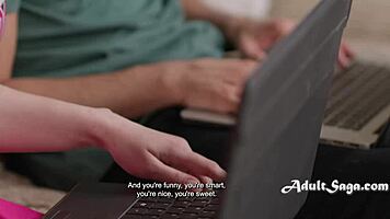 Cheerleader chooses nerd over jock for virginity loss, Melody Marks Diego Perez