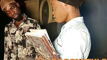 Moaning as my boss bangs me with his huge cock and I cum hard