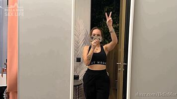 Shy girl Eva Tender turns naughty lesbian by Bella Mur.