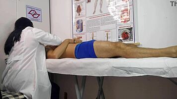 o pau levantou na frente da enfermeira