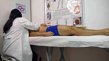 o pau levantou na frente da enfermeira