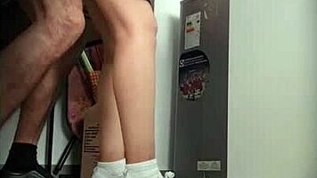 young argentinian escapes class to fuck her teacher in hidden cam