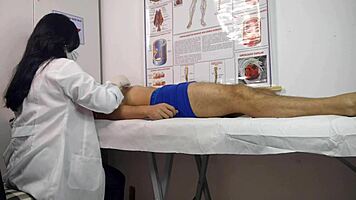 o pau levantou na frente da enfermeira