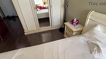 prevented 18 year old slut from exercising and fucked rough doggystyle and cum on her huge ass 😈