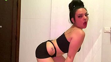 Most sensual movements by young Latina performer