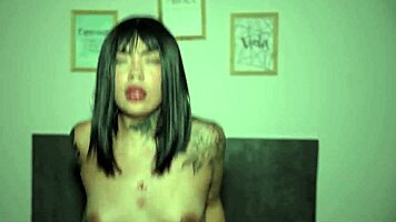 Intense Rough Fucking Of Petite Mexican Goth Girl With Big Cock In Sex Therapy Session