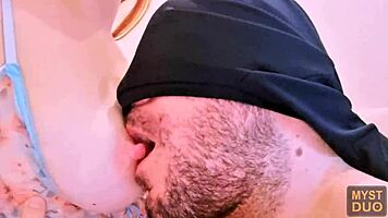 sucking horny girlfriends big nipples - myst duo