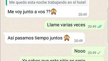 Quiero que cojas otra vez ella no se va a enterar