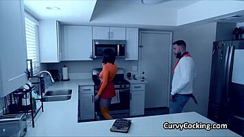 Velma's big tit bouncing riding big cock