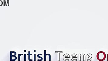 British redhead fucks her tight cunt with dildo!