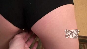 perky titties teen sucks cock