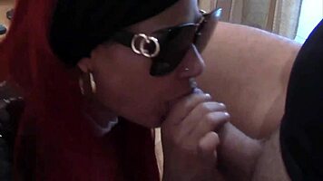 milf sunglasses blowjob swallow compilation
