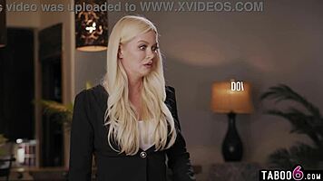 Petite milf prevents teens from fighting in taboo fantasy scenario