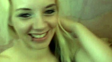 sarah cutie in pantyhose gives lap dance and sucks huge cock