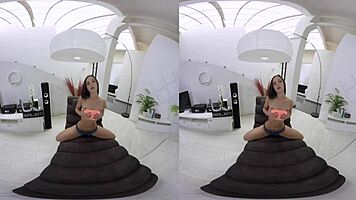 vrpornjack com relaxing time with kristy in vr porn