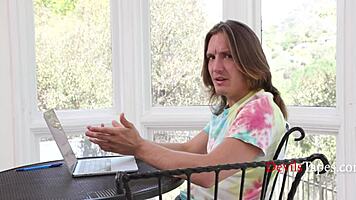 petite 18+ anal devilstapes caught in rough dorm roommate encounter