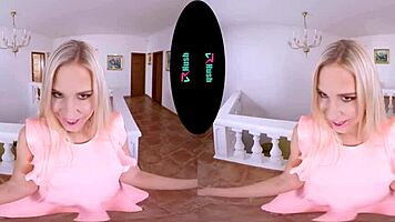VRHUSH PETITE 18+ BLONDE LOLA MYLUV FUCKED IN POV VR