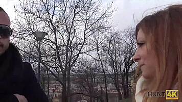 Heartbroken Girl Cheats For Cash With Handsome Stranger