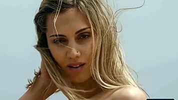 Italian Petite 18+ Milf Model Francy Torino Does Outdoor Striptease