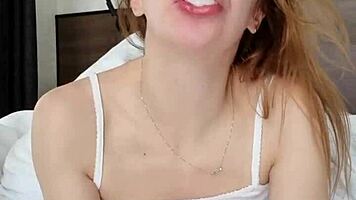 Hard morning fuck ends with cum in mouth