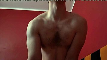 The young european boyfriend engages in missionary pov sex with dirty talk in the bedroom