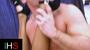 Sexy Brunette Girl Fucked In The Ass Beautifully With Monster Cock!