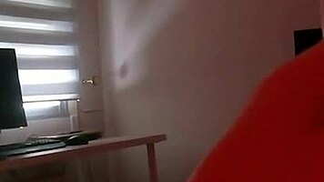 Passionate Sex In Red Room Ends With Cum In Mouth
