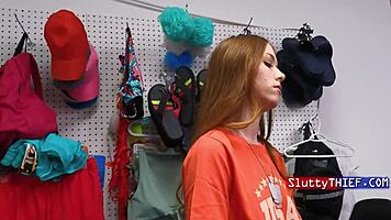 SHE STOLE A FLAG FOR HER GRANDPA SLUTTYTHIEF