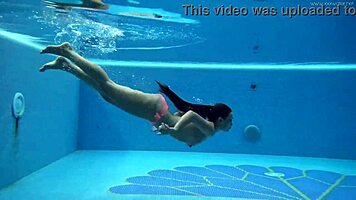 I tease naked hungarian girls swimming in pool