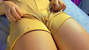 stepsister let me film her pussy, and i ended up rubbing my dick and came