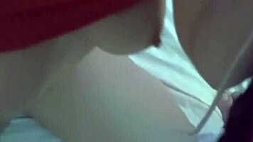 Linda, the slut, boldly flaunts her natural tits and slim body