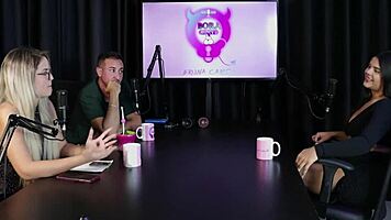 Blonde Teen Seeks Intense Experience With Trans In Swingers House Mansion Bear Fights.