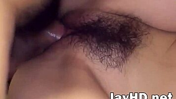 sexy japenese teen 18+ amature gettin creampied and filled with pleasue - uncensored jav