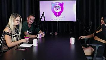 Blonde Teen Seeks Intense Experience With Trans In Swingers House Mansion Bear Fights.