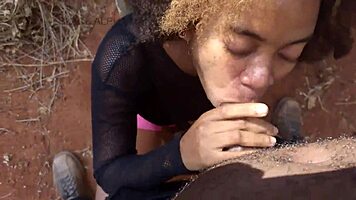 Brunette Whore Sucks Milk in Sheer Lingerie Video