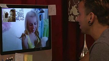 Sweet blonde teen arranges for passionate sex on internet chat