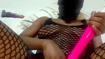 This Teen Squirts Hard On Her Dildo