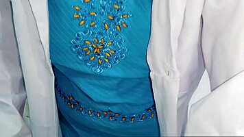 doctor girlfriend enjoys fucking indian big cock cowgirl on patient bed