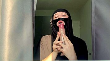 Slutty Muslim Deepthroat Teacher Moaning
