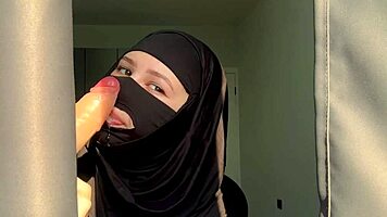 Slutty Muslim Deepthroat Teacher Moaning